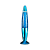 *Светильник настольный Старт АВАТАР 25W 220-230V E14 на основании сенс. синий