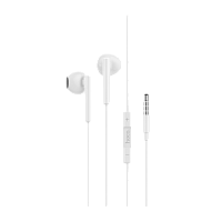 Наушники вставные HOCO M64 с микр. белый (1/20/120)