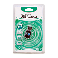 Wi-Fi адаптер Без бренда WD-3505B 2.4 ГГц 150Мбит USB 802.11 без антенны черный (1/500)