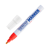 Маркер промышленный MunHwa PAINT MARKER PM-03 4.0мм нитрокраска красный (1/12/576)