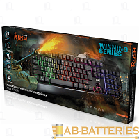 Клавиатура проводная Smartbuy 310G RUSH Armor игровая USB 1.5м черный (1/20) 