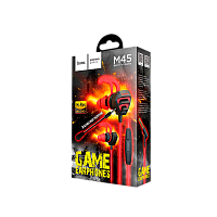 Наушники внутриканальные HOCO M45 с микр. черный (1/9/90)