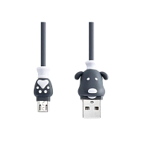 Кабель Remax RC-106m Fortune USB (m)-microUSB (m) 1м серый