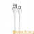 Кабель HOCO X49 USB (m)-Type-C (m) 1.0м 3.0A силикон белый (1/31/310)