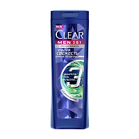 Шампунь Clear Ультра Свежесть Men 400мл 3 в 1 (1/12)