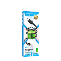 Кабель HOCO X83 USB (m)-microUSB (m) 1м 2.4A ПВХ черный (1/33/330)