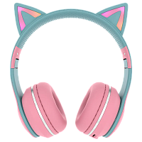 Наушники накладные MORE CHOICE HW25kids bluetooth 5.1 с микр. розовый (1/16/32) 