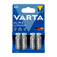 Батарейка Varta Ультра/ULTRA FR6 AA BL4 Lithium 1.5V (6106) (4/40/400) 