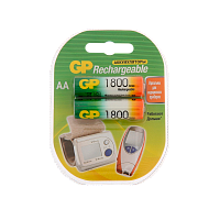 Аккумулятор бытовой GP HR6 AA BL2 NI-MH 1800mAh в пластиковой упаковке (2/20/200) R