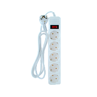 Сетевой фильтр Старт SP 5р.С/З 10A 3.0м с выкл. белый