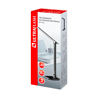 Светильник настольный Ultraflash UF-716 11W 230V 1LED на основании сенс. 3 ур.ярк. черный (1/22)