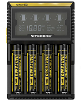 З/У для аккумуляторов Nitecore D4 Ni-MH/Ni-Cd/Li-ion/IMR/LiFePO4 4 слота