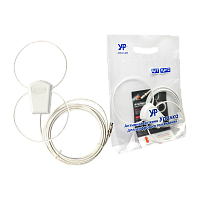 ТВ-Антенна комнатная Уралка УР-5М активная без питания DVB-T/T2