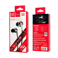 Наушники внутриканальные GFPower M11 с микр. черный 