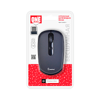 Мышь беспроводная Smartbuy 262AG ONE классическая USB бесшумная черный (1/40) 