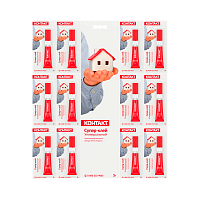 Супер-клей Контакт ГЕЛЬ 3г универсальный BL12 (12/288)