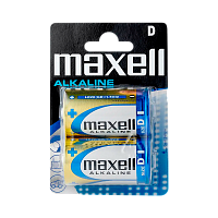 Батарейка Maxell LR20 D BL2 Alkaline 1.5V (2/24/120) 