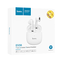 Наушники вставные HOCO ES56 bluetooth 5.1 с микр. белый (1/21/126) 