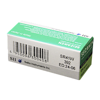Батарейка SEIZAIKEN 392 (SR41W) Silver Oxide 1.55V (1/10/100/1000) 