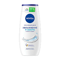 Гель для душа Nivea Увлажнение и Забота 250мл (1/12)