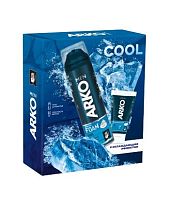 Набор Arko мужской (Пена для бритья COOL 200мл + крем после бритья 50г)