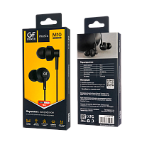 Наушники внутриканальные GFPower M10 с микр. черный
