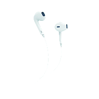 Наушники вставные GoPower GPHP01 белый (1/200/800)