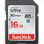 Карта памяти SD SanDisk ULTRA 16GB Class10 UHS-I (U1) 80 МБ/сек