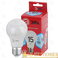 Лампа светодиодная ЭРА RED LINE LED A60-15W-840-E27 R E27 / Е27 15 Вт груша нейтральный белый свет