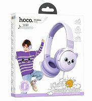 Наушники полноразмерные HOCO W61 с микр. фиолетовый 