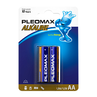 Батарейка Pleomax LR6 AA BL2 Alkaline 1.5V (2/20/400/14400)