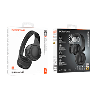 Наушники полноразмерные Borofone BO32 bluetooth 5.4 с микр. черный (1/60)