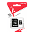 Карта памяти microSD Smartbuy 4GB Class10 10 МБ/сек с адаптером