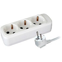 Удлинитель Volsten SR 3x5-Z 3р.С/З 10A 5.0м ПВС 3x0.75мм² IP20 белый (1/20)