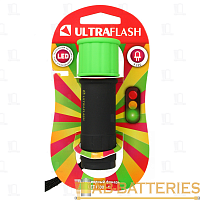 Фонарь универсальный Ultraflash LED15001-C 9LED от батареек черный зеленый (1/6/96)