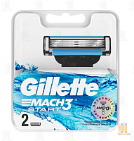 Бритва Gillette MACH Start 3 лезвия 2 кассеты ENG (1/6)