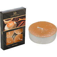 Свечи чайные KUKINA RAFFINATA "Капучино" 6шт. (1/18)