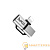 Переходник HOCO LS20 Lightning (m)-2xLightning (f) пластик серебряный (1/30/300)