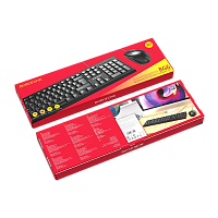 Набор клавиатура+мышь проводной Borofone BG6 черный (1/20)