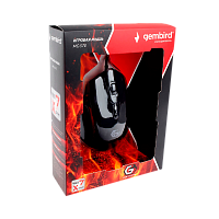 Мышь проводная Gembird MG-570 игровая черный (1/40)