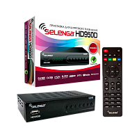 Приставка для цифрового ТВ Selenga HD950D DVB-T/T2/C черный (1/20) 