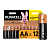 Батарейка Duracell Basic LR6 AA BL12 Alkaline 1.5V (12/144/34272)