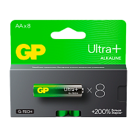 Батарейка GP ULTRA PLUS G-tech LR6 AA BL8 Alkaline 1.5V (8/96/768) 