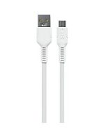 Кабель MORE CHOICE K65a USB (m)-Type-C (m) 1м 3.0A ПВХ белый (1/20/200)
