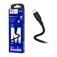 Кабель GFPower 23M USB (m)-microUSB (m) 2.0м 2.1A ПВХ черный (1/200/800)