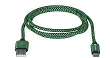 Кабель Defender USB09-03T PRO USB2.0 (m)-Type-C (m) 1м 2.1A зеленый (1/100)