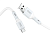 Кабель HOCO X65 USB (m)-microUSB (m) 1.0м 2.4A TPE белый (1/31/310)