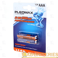 Аккумулятор бытовой Pleomax HR03 AAA BL2 NI-MH 1000mAh (2/20/540/21600) 