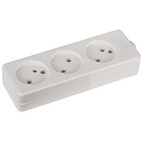 Колодка ЭРА K 3р.Б/З белый (1/10/40)