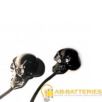Наушники внутриканальные L-PRO AP-S05MP ЧЕРЕП черный (1/10/120)